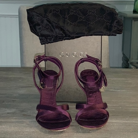 Gucci Shoes - GUCCI HEELED SANDALS 6.5B PERFECT #RRR